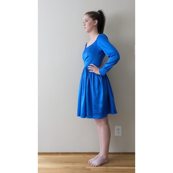 Blue Party Dress - Picture 2 of 3